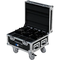 CHAUVET DJ Freedom Flex H9 IP X6 Wireless Outdoor-Rated Battery-Powered Uplight Set With Charging Road Case