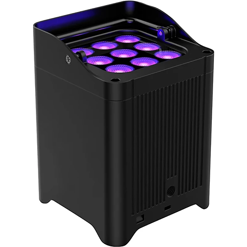 CHAUVET DJ Freedom Flex H9 IP X6 Wireless Outdoor-Rated Battery-Powered Uplight Set With Charging Road Case