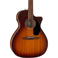 Fender California Newporter Special All-Mahogany Acoustic-Electric Guitar Honey Burst