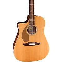 Fender Left-Handed California Redondo Player Acoustic-Electric Guitar Natural