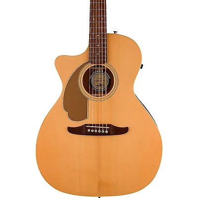 Fender Left-Handed California Newporter Player Acoustic-Electric Guitar Natural