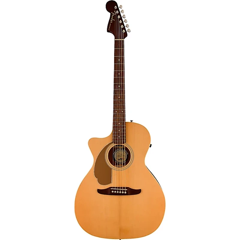 Fender Left-Handed California Newporter Player Acoustic-Electric Guitar Natural