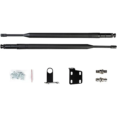 Audio-Technica 1/2-WAVE 470 to 530MHz Antenna Kit Black
