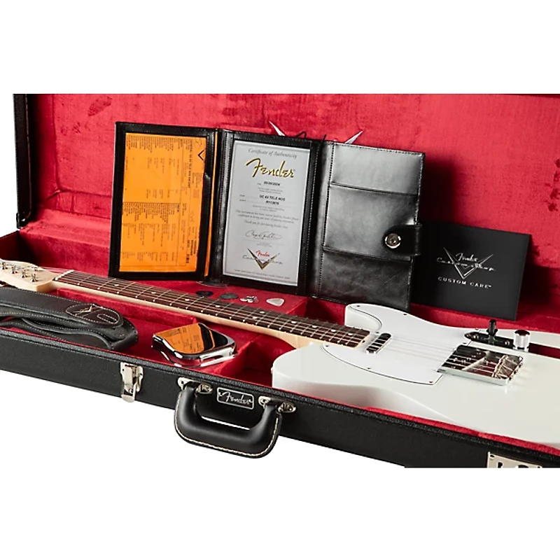 Fender Custom Shop 1963 Telecaster NOS Rosewood Fingerboard Time Machine Limited-Edition Electric Guitar Olympic White