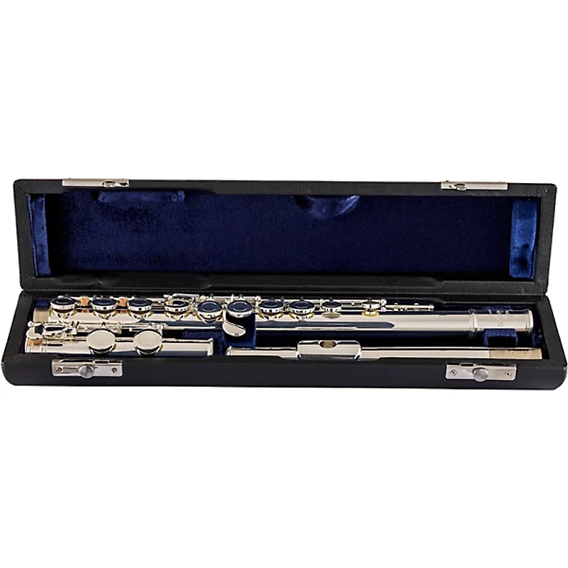 Prelude by Conn-Selmer PFL111E Flute Outfit with Split E, Closed Hole Offset G C-Foot