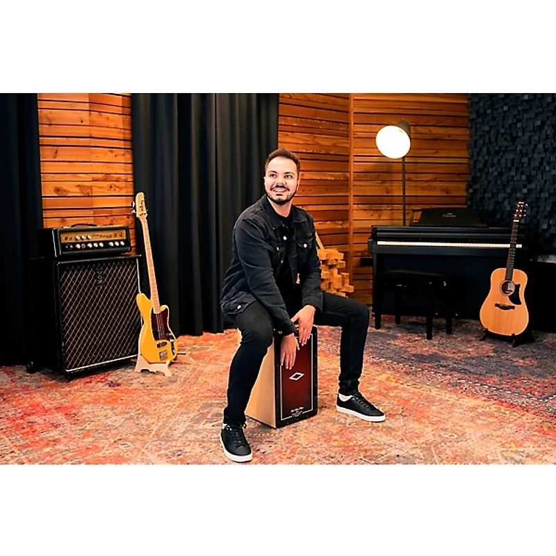 MEINL Artisan Edition Tango Line Cajon Red Fade