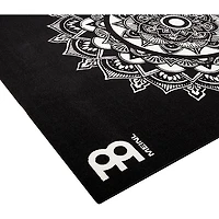 MEINL Mandala Print Drum Rug 63 in. x Black 78 in.