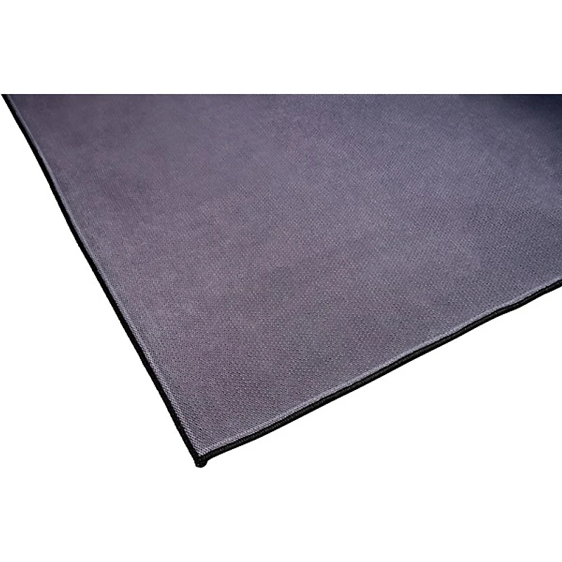 MEINL Mandala Print Drum Rug 63 in. x Black 78 in.