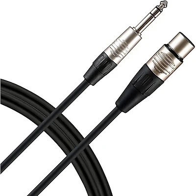 Livewire Advantage Interconnect Cable 1/4 TRS Male to XLR Female Black