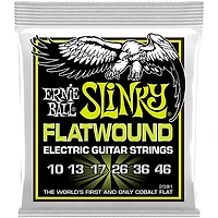 Ernie Ball Regular Slinky Flatwound Electric Guitar Strings 10-46