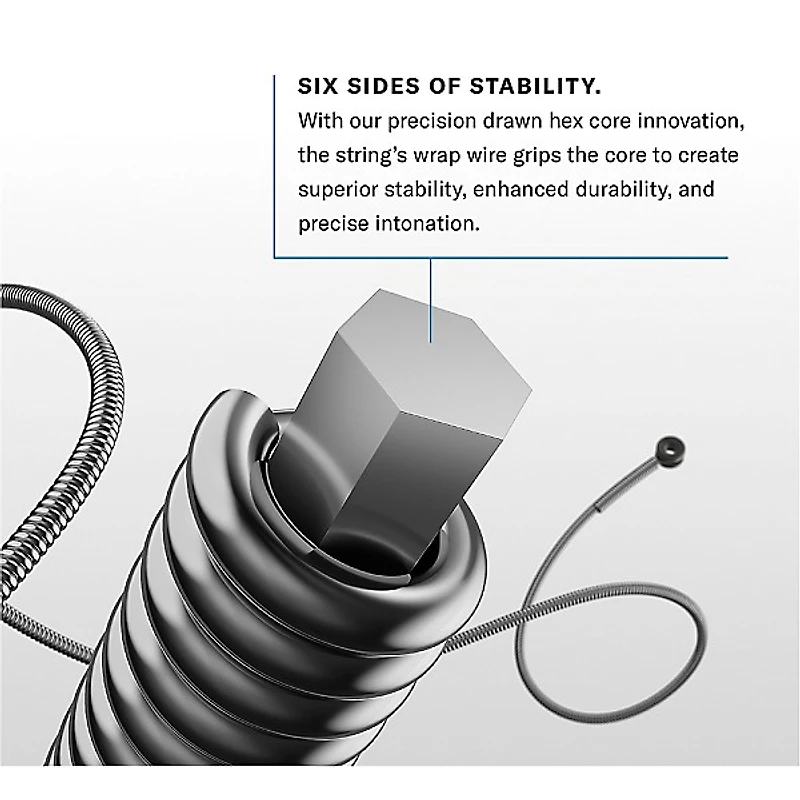 D'Addario NB1656 Nickel Bronze Acoustic Guitar Strings - Resophonic 16 - 56