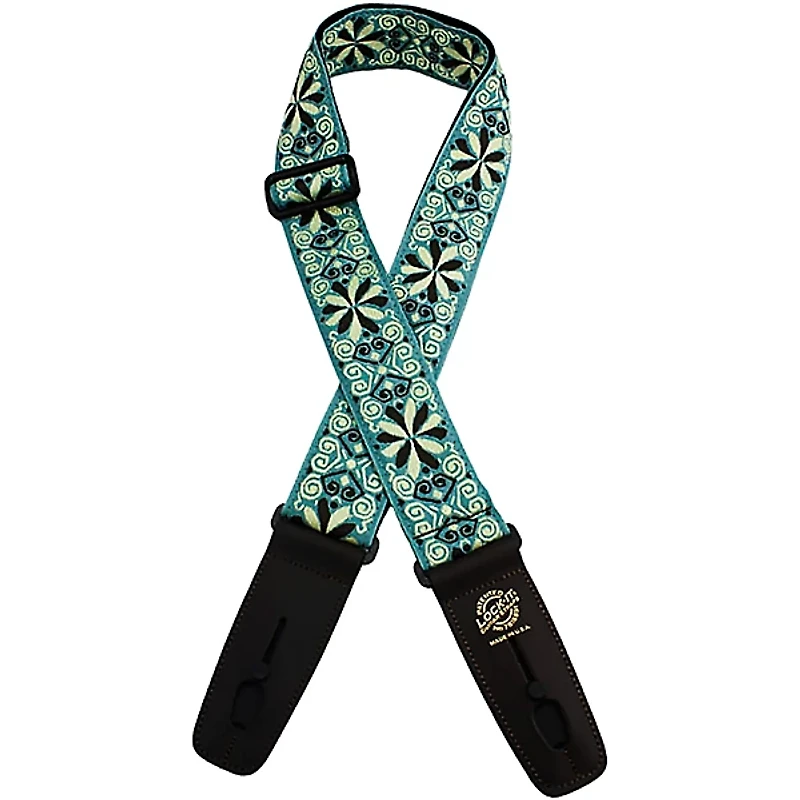 Lock-It Straps Jacquard 2" Locking Guitar Strap