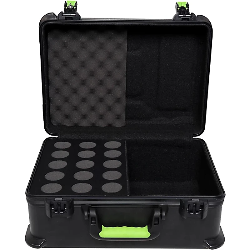 Shure SH-MICCASE15 Molded Case With Drops for (15) Mics and TSA Latch