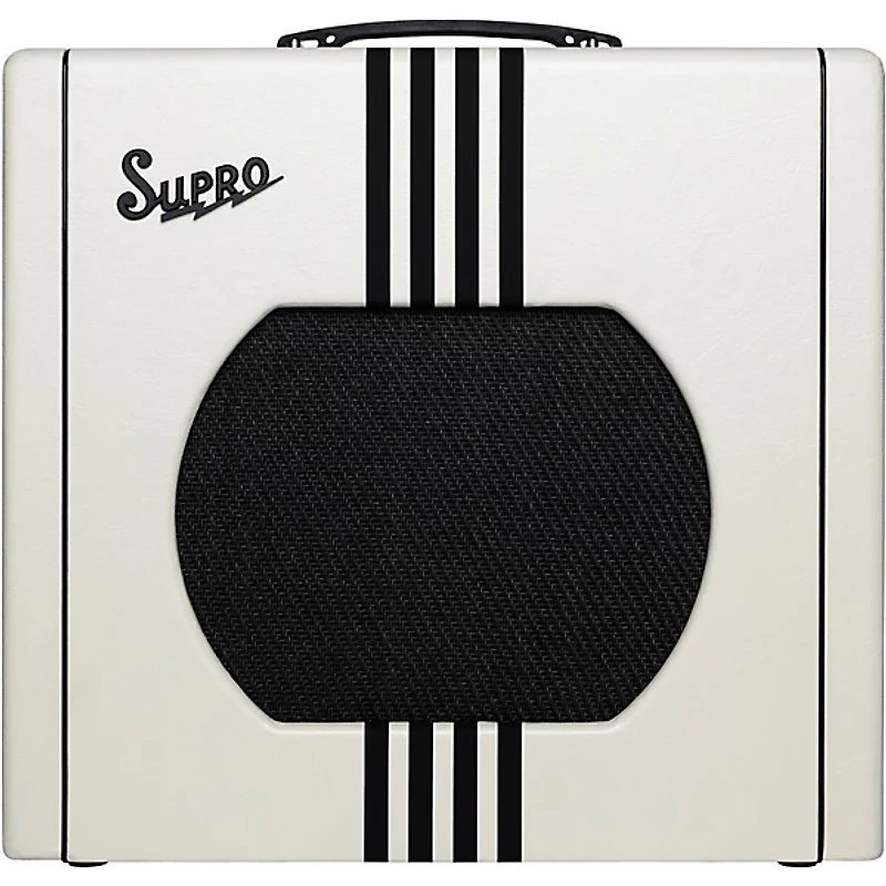 Supro Delta King 12 15W Tube Guitar Combo Amp Ivory White