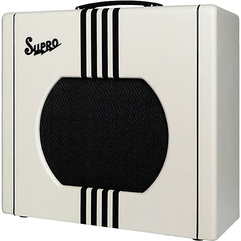 Supro Delta King 12 15W Tube Guitar Combo Amp Ivory White