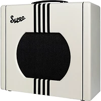 Supro Delta King 12 15W Tube Guitar Combo Amp Ivory White