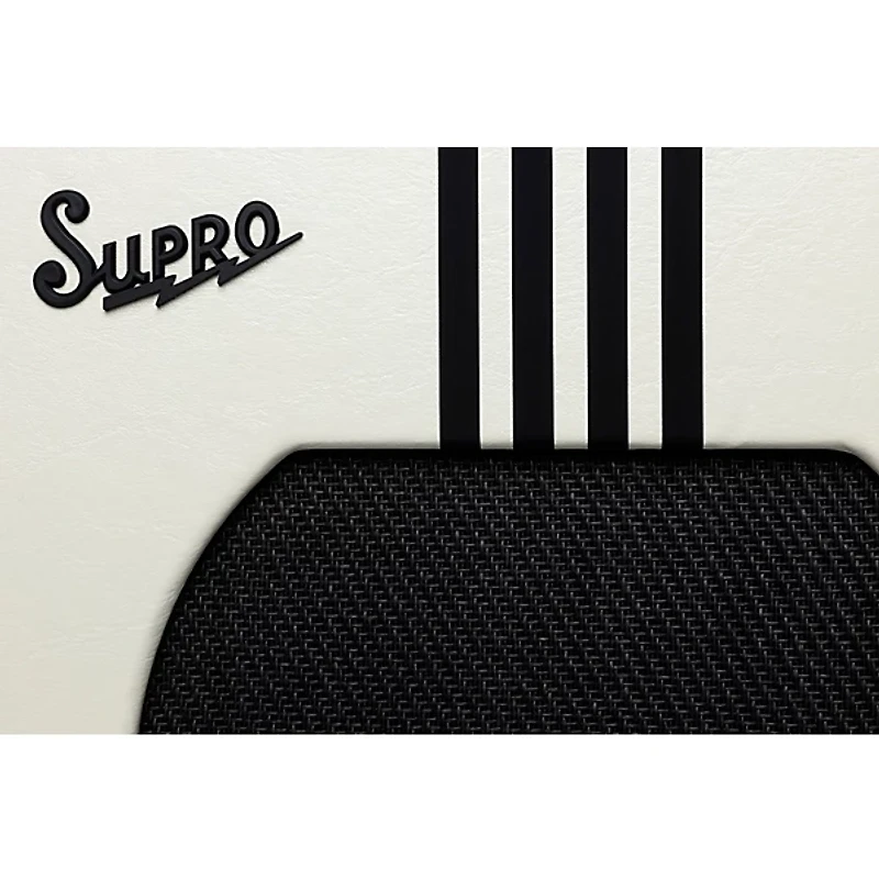 Supro Delta King 12 15W Tube Guitar Combo Amp Ivory White