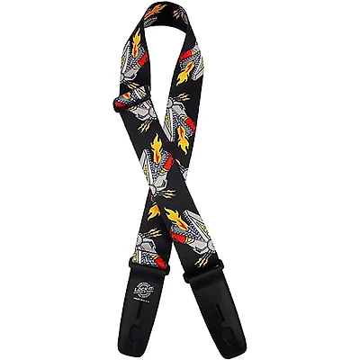 Lock-It Straps Polymer Plush 2" Locking Guitar Strap