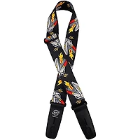 Lock-It Straps Polymer Plush 2" Locking Guitar Strap