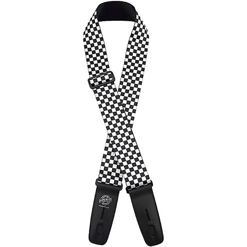 Lock-It Straps Polymer Plush 2" Locking Guitar Strap
