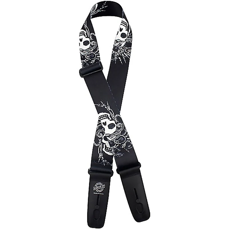 Lock-It Straps Polymer Plush 2" Locking Guitar Strap