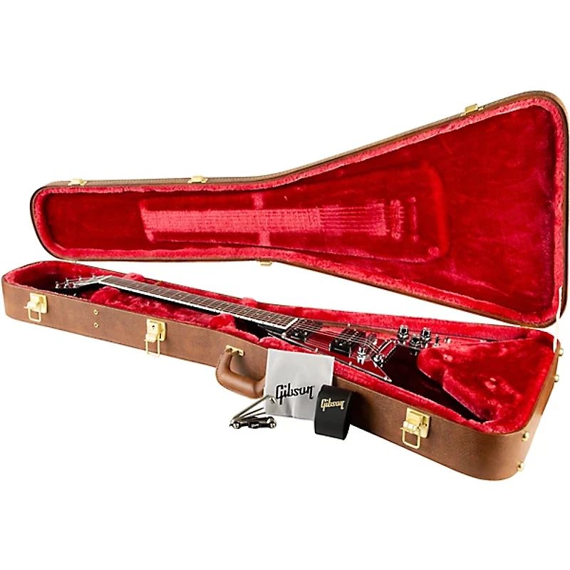 Gibson '70s Flying V Mirror Guitar Center-Exclusive Electric Guitar - Ebony