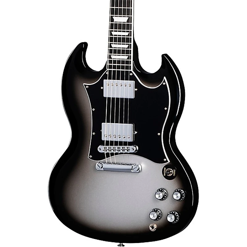 Gibson SG Standard Ebony Guitar Center-Exclusive Electric Guitar Silver Burst