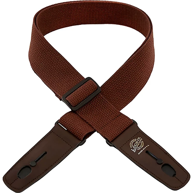 Lock-It Straps Cotton 2" Locking Guitar Strap