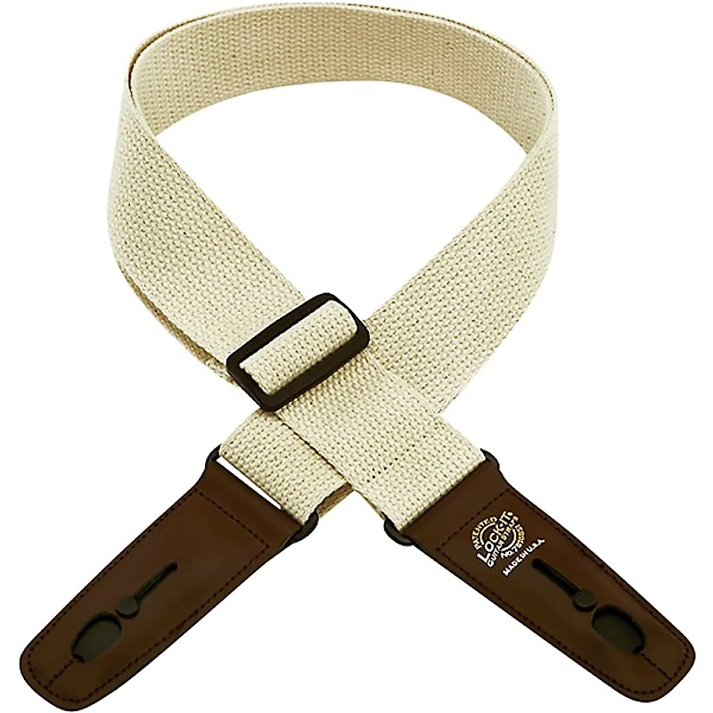 Lock-It Straps Cotton 2" Locking Guitar Strap
