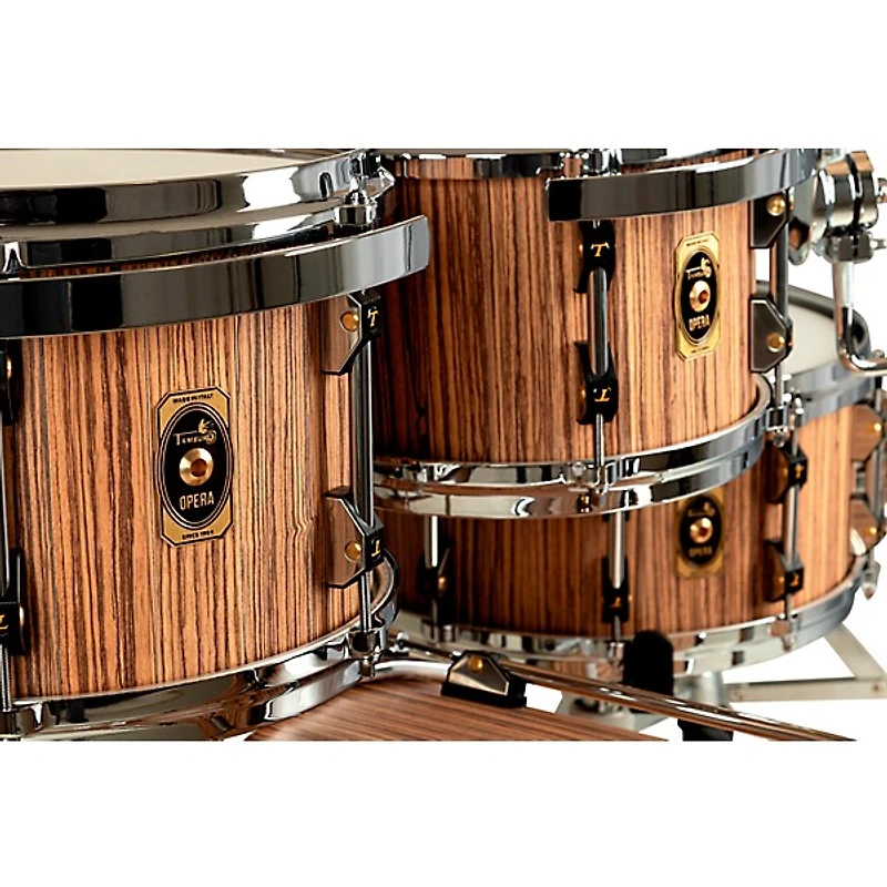 TAMBURO Opera Series 5-Piece Stave-Wood Shell Pack With 22" Bass Drum