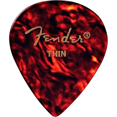 Fender Classic Celluloid Picks, 551 Shape 12 Pack