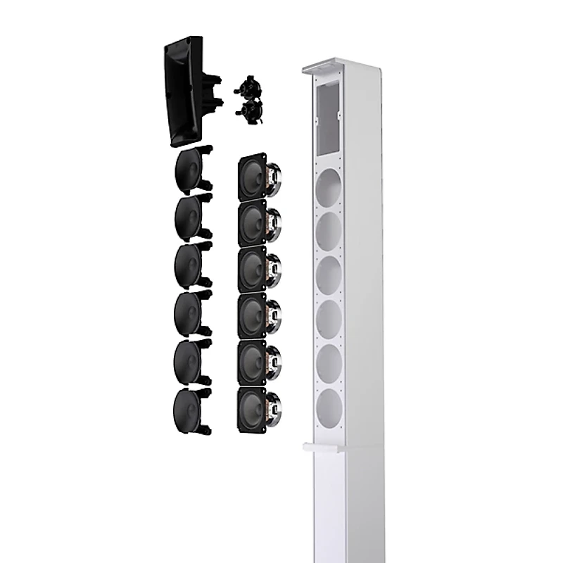 LD Systems MAUI 11 G3 Portable Cardioid Powered Column PA System, White