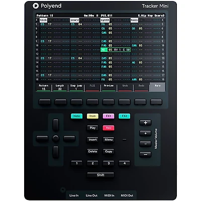 Polyend Tracker Mini Standalone Audio Workstation Black