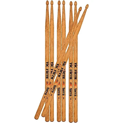 Vic Firth American Classic Terra Series Drum Sticks Value 4-Pack