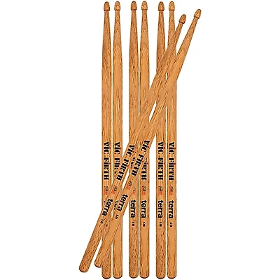 Vic Firth American Classic Terra Series Drum Sticks Value 4-Pack