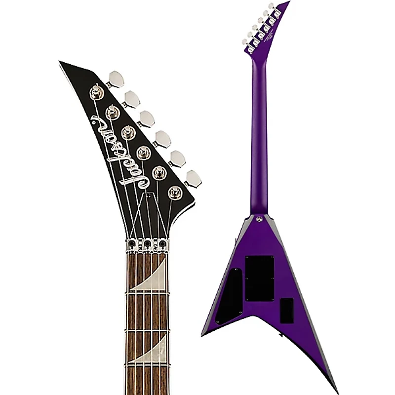 Jackson X Series Rhoads RRX24 Electric Guitar Purple Metallic with Light Purple Bevels