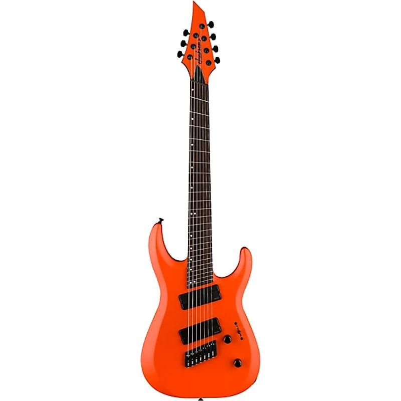 Jackson Pro Plus Dinky DK Modern HT7 MS 7-String Electric Guitar Satin Orange Crush