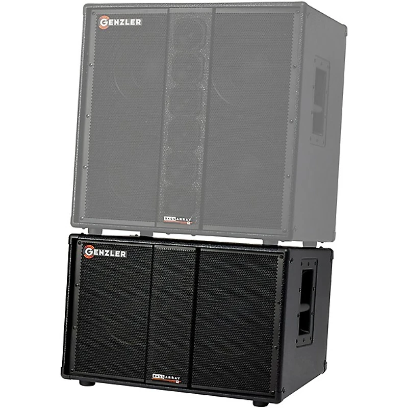 Genzler Amplification BA2-210-3SLT Slant 2x10 Line Array Bass Speaker Cabinet Black