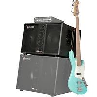 Genzler Amplification BA2-210-3STR Straight 2x10 Line Array Bass Speaker Cabinet Black