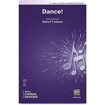 Alfred Dance! SSA A Cappella Choral Octavo With Body Percussion