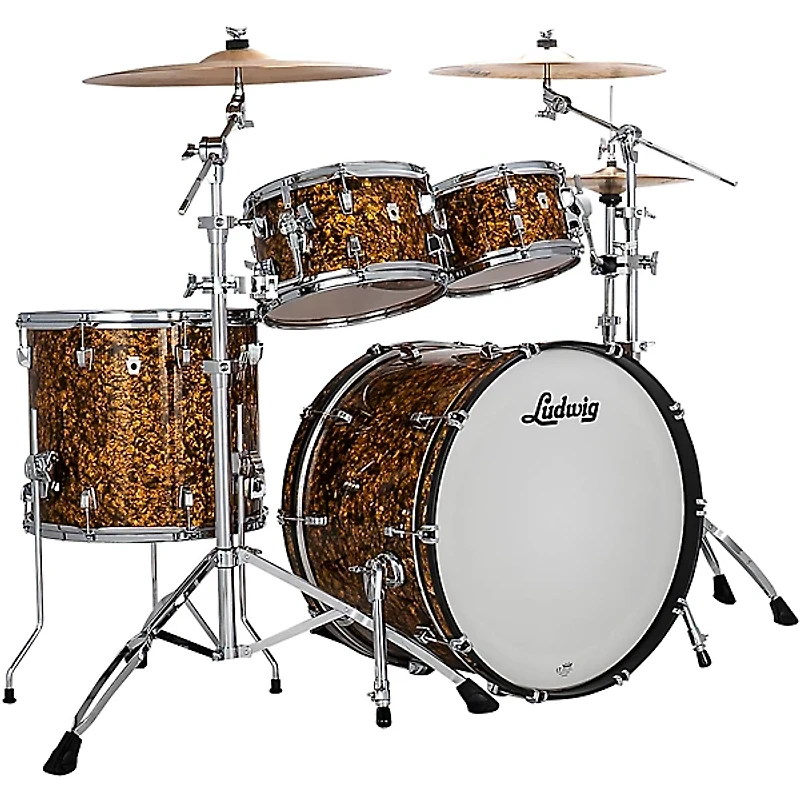 Ludwig NeuSonic 4-Piece Rapid Mod Shell Pack With 22" Bass Drum
