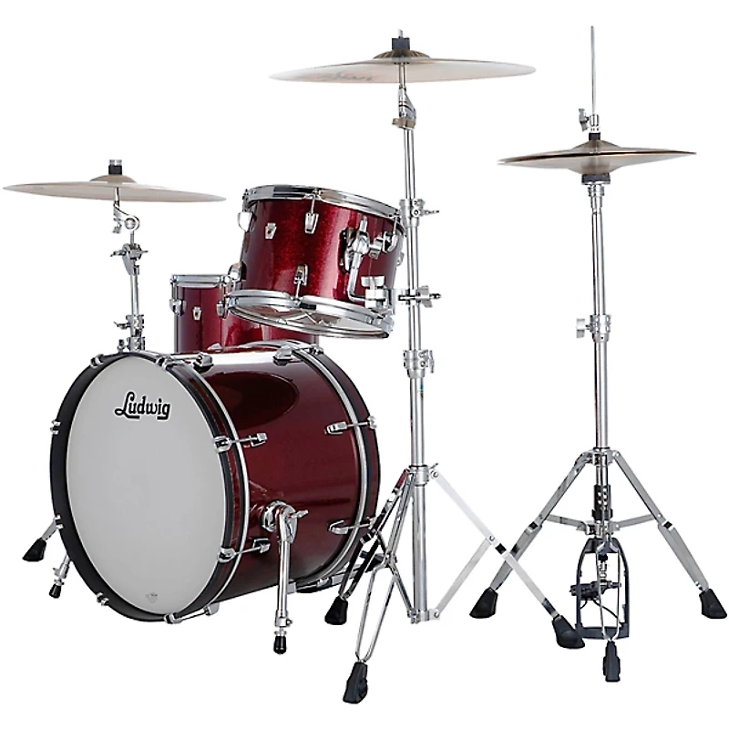Ludwig NeuSonic 3-Piece Downbeat Shell Pack With 20" Bass Drum