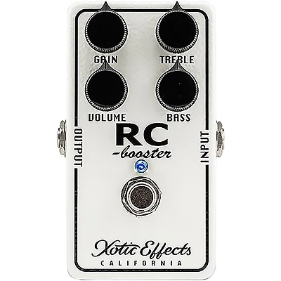 Xotic RC Booster Classic Effects Pedal White