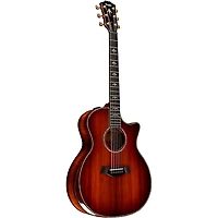 Taylor Custom Redwood-Master Grade Koa Grand Auditorium Acoustic-Electric Guitar Shaded Edge Burst
