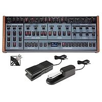 Oberheim OB-X8 Desktop Module With Sustain & Expression Pedals, Audio Cables