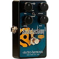 Electro-Harmonix Satisfaction Plus Fuzz Effects Pedal Black and Blue