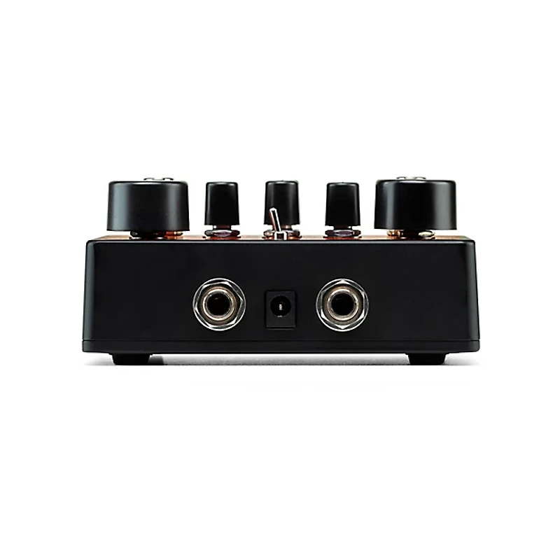 Electro-Harmonix Hell Melter Distortion Effects Pedal Black and Orange