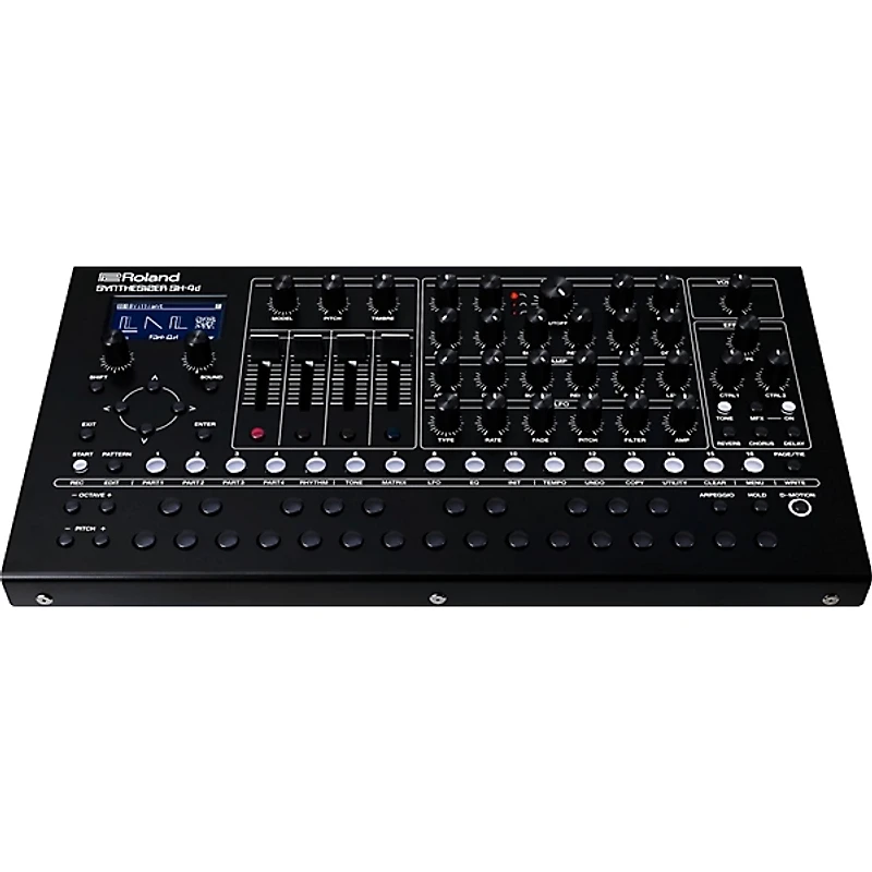 Roland SH-4d Compact Desktop Synthesizer With MIDI and Audio Cables