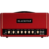 Blackstar St. James Toby Lee 50 6L6 50W Tube Guitar Head and 2x12 Guitar Cabinet Red