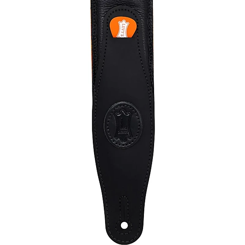 Levy's 2.5" Padded Garment Leather Guitar Strap
